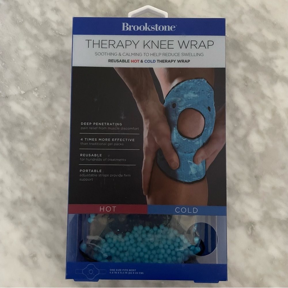 Brookstore Therapy Knee Wrap- Reusable Hot&Cold Therapy Wrap - Picture 2 of 5